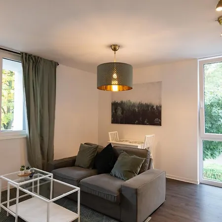 Gehobene Studio In Der Bochumer Innenstadt 아파트 보훔